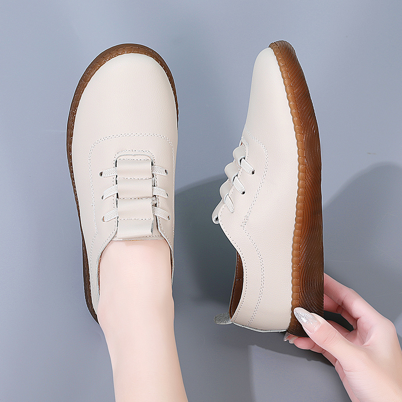 Sepatu Wanita Sepatu Kulit Sepatu Flat Loafers