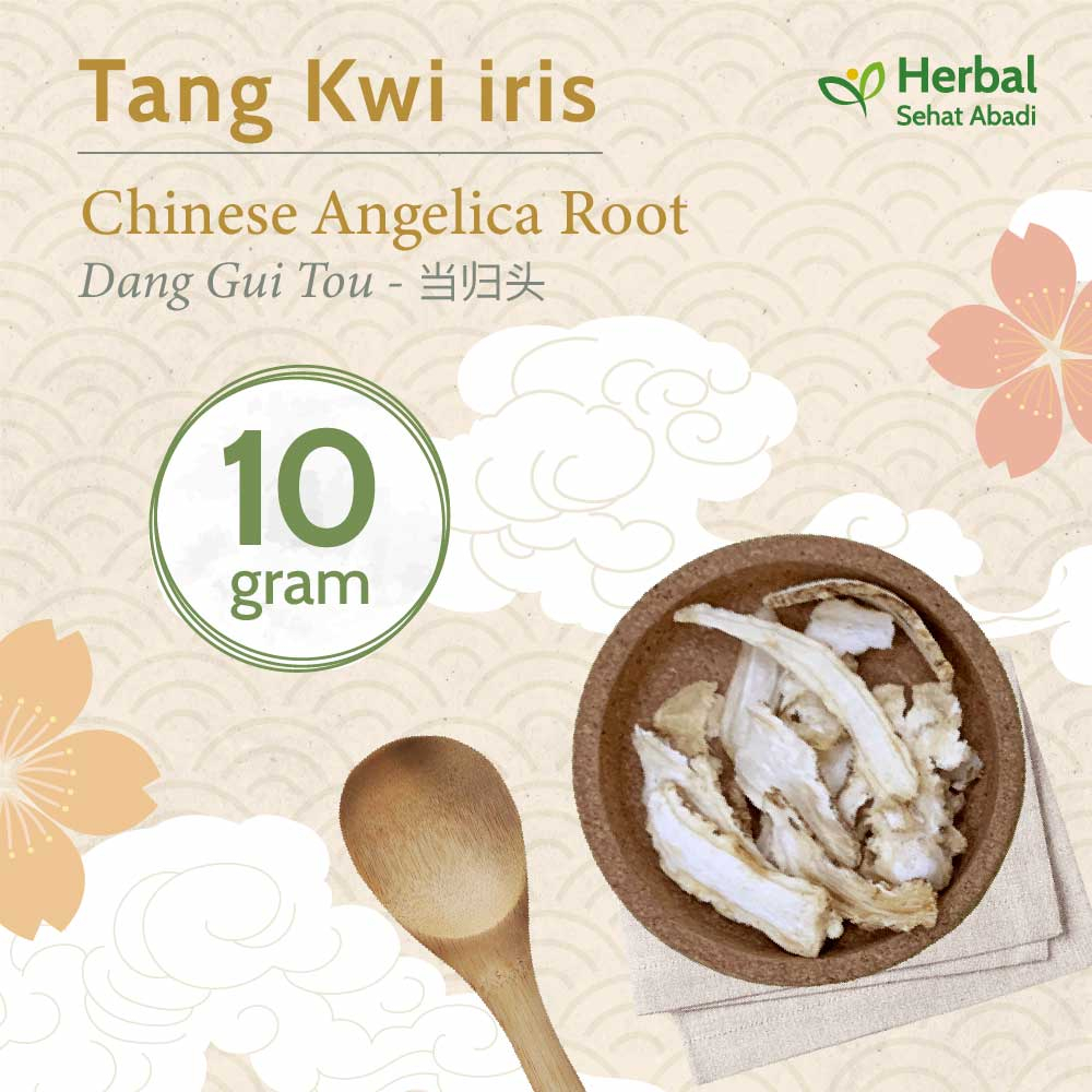 

Dang Gui Tou Pian (当归头) 10 gram / Tong Kui Thou Iris / Tang Kwi