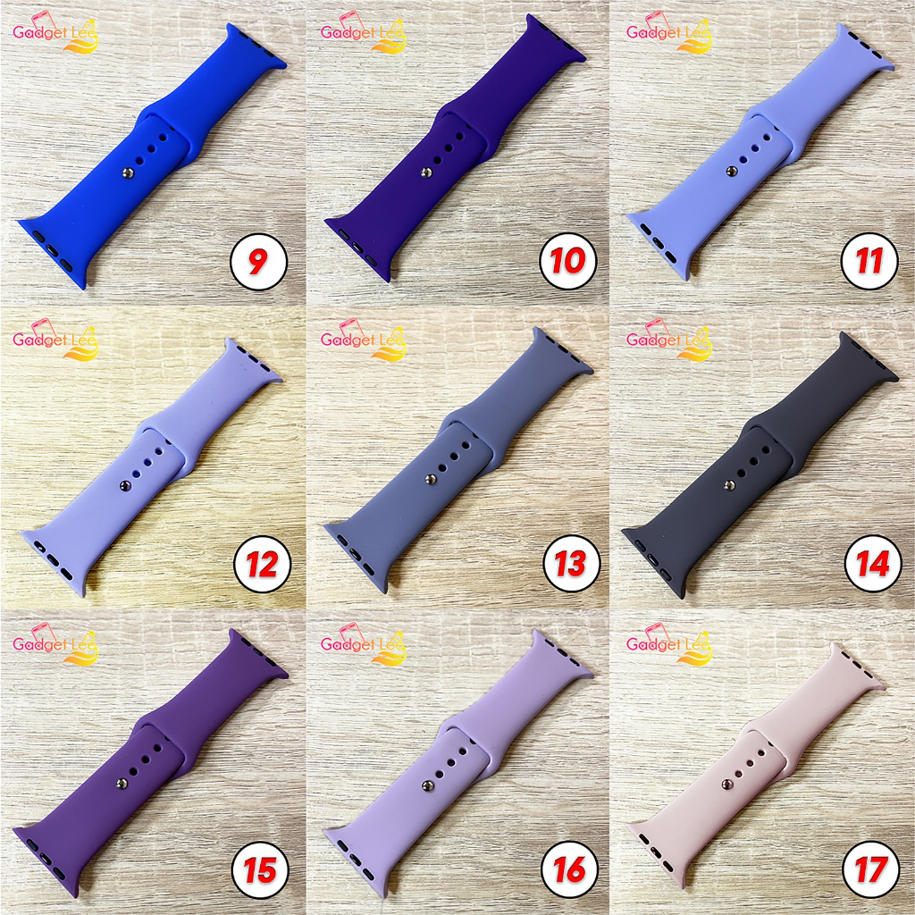 Strap iWatch Sport Band Rubber Replacement iWatch Tali Jam Apple Watch Series 1 2 3 4 5 6 7 8 SE ultra 38mm 40mm 41mm 42mm 44mm 45mm 49mm