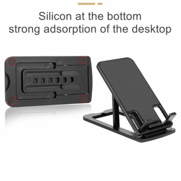 FP9 Folding Desktop Support Phone Stand Holder HP Tablet Dudukan FP-9 FP 9 Extra Tipis