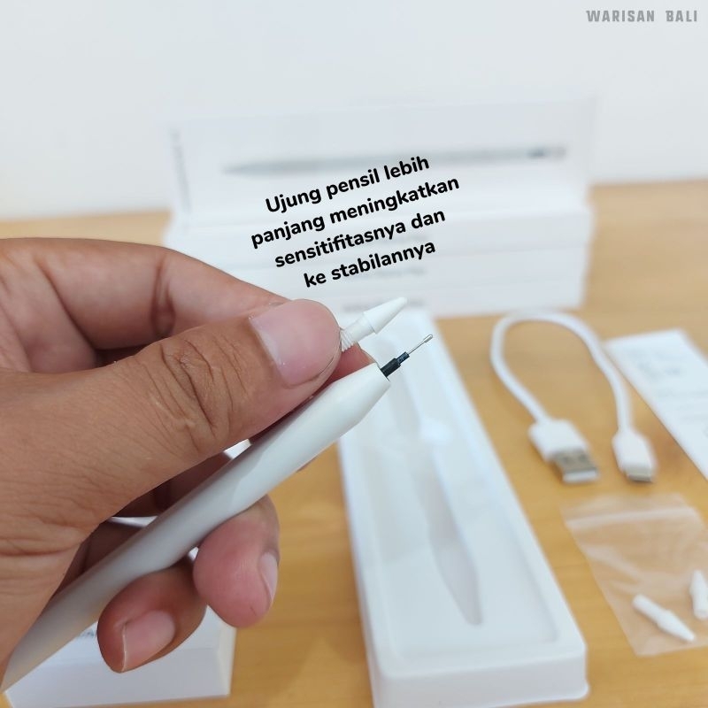 Pensil stylus palm rejection untuk ipad 6,7,8,9,10 Ipad Air, ipad mini, ipad pro