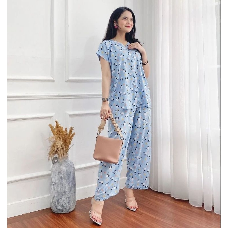PIYAMA RAYON / SETELAN RAYON/ BABYDOLL RAYON JUMBO