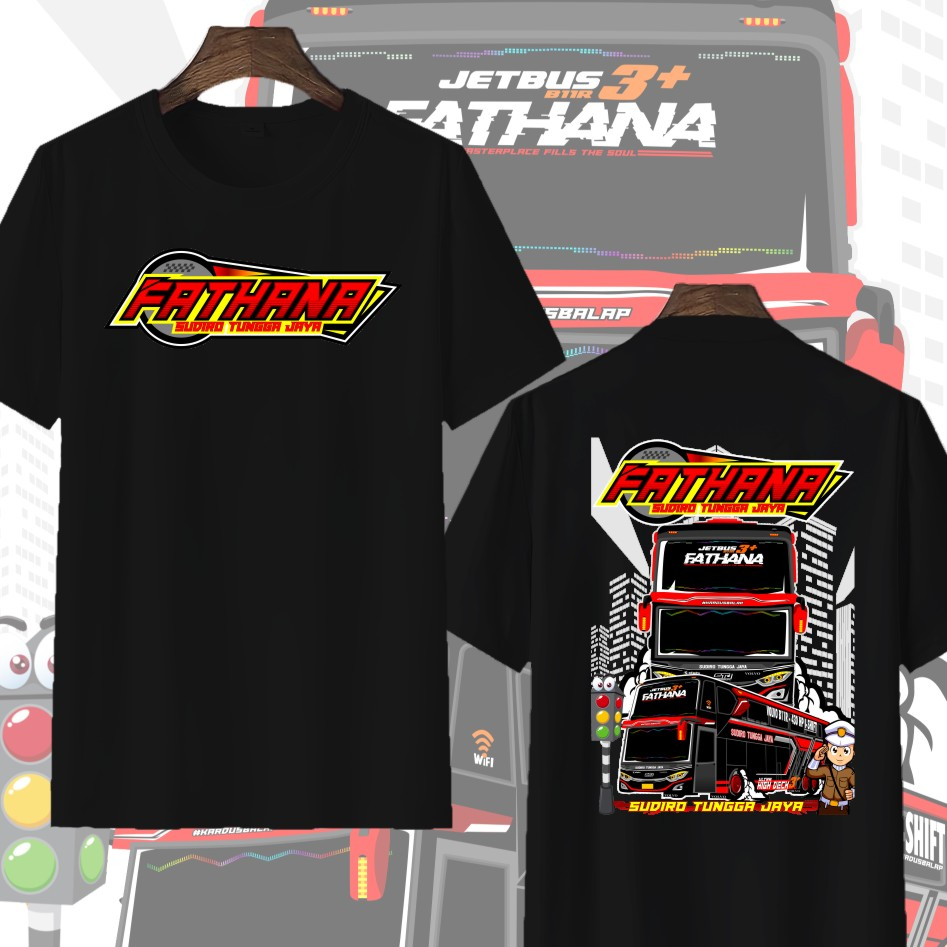 ( FREE STIKER  ) KAOS BUSMANIA STJ FATHANA EDITION V1