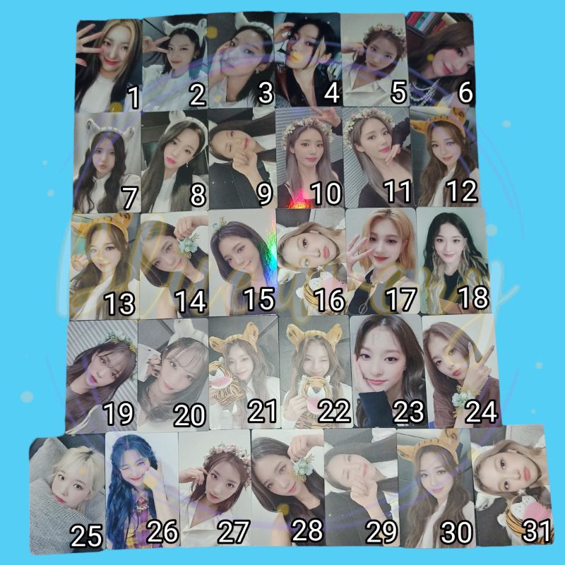 [READY STOCK] fromis_9 my little society 9way ticket talk&talk midnight guest from our Memento Box A