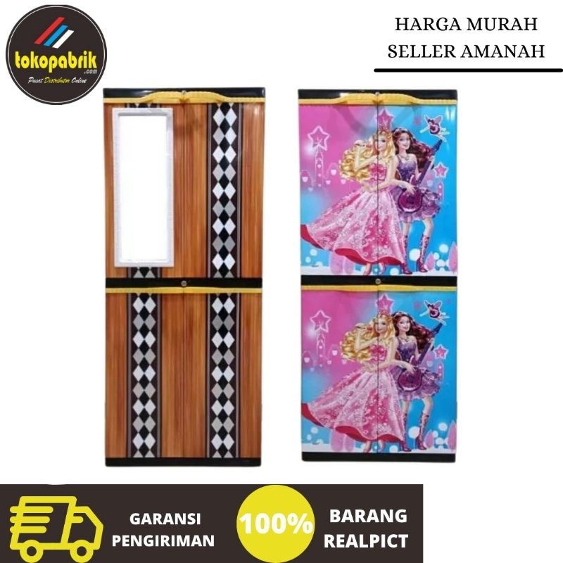 Lemari Sinbak Platinum Cabinet / Lemari baju plastik minimalis murah Cianjur Purwakarta