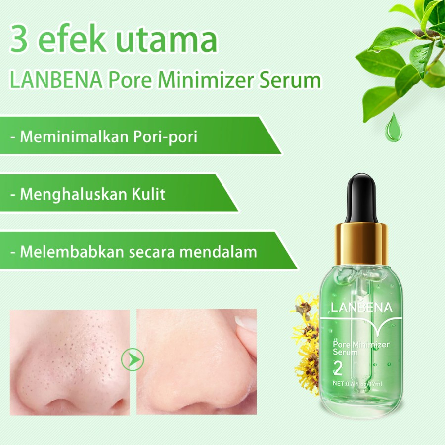 ✨ AKU MURAH ✨ LANBENA Pore Minimizer Serum /  Mengecilkan Pori-Pori 17 ML