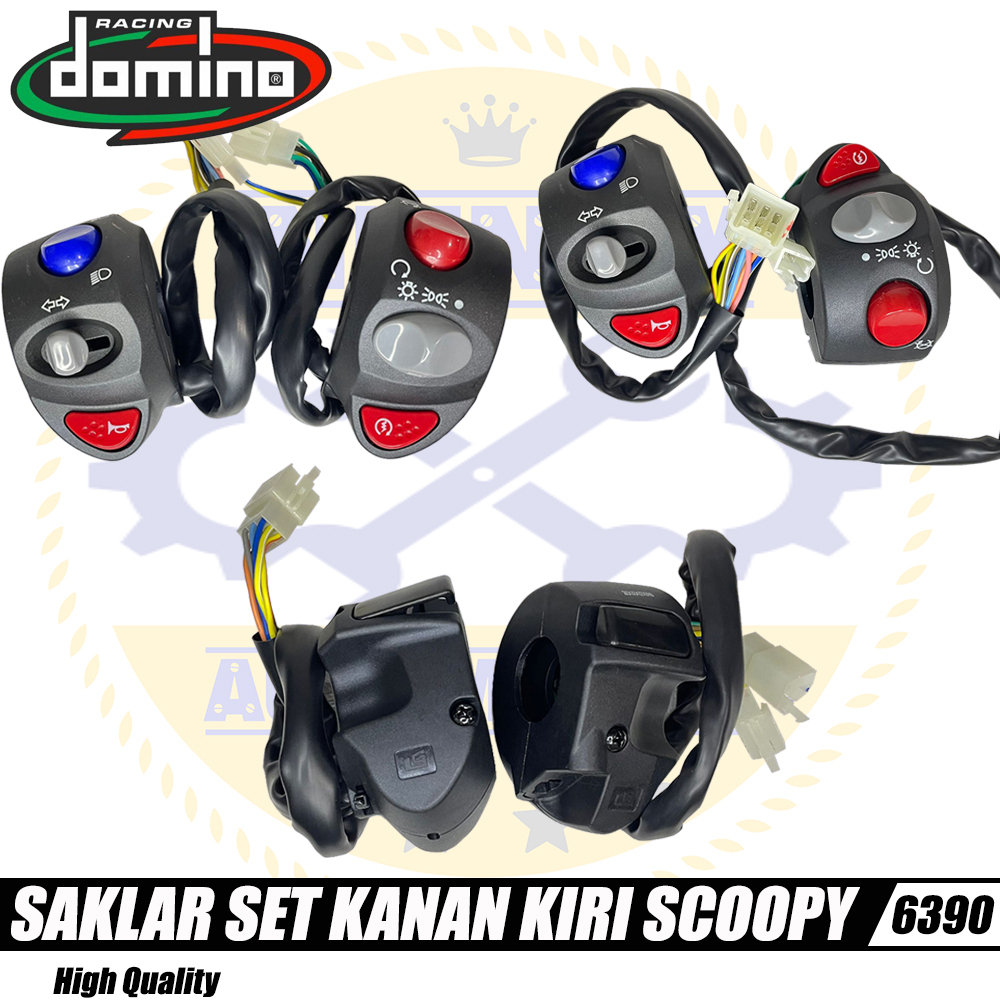 Saklar Set Kanan Kiri Domino Universal Motor Scoopy Fino Beat Street Mio Dll