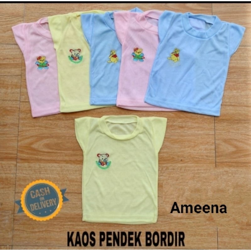 1 LUSIN KAOS BAYI PENDEK/ KAOS OBLONG BAYI ATASAN BAYI