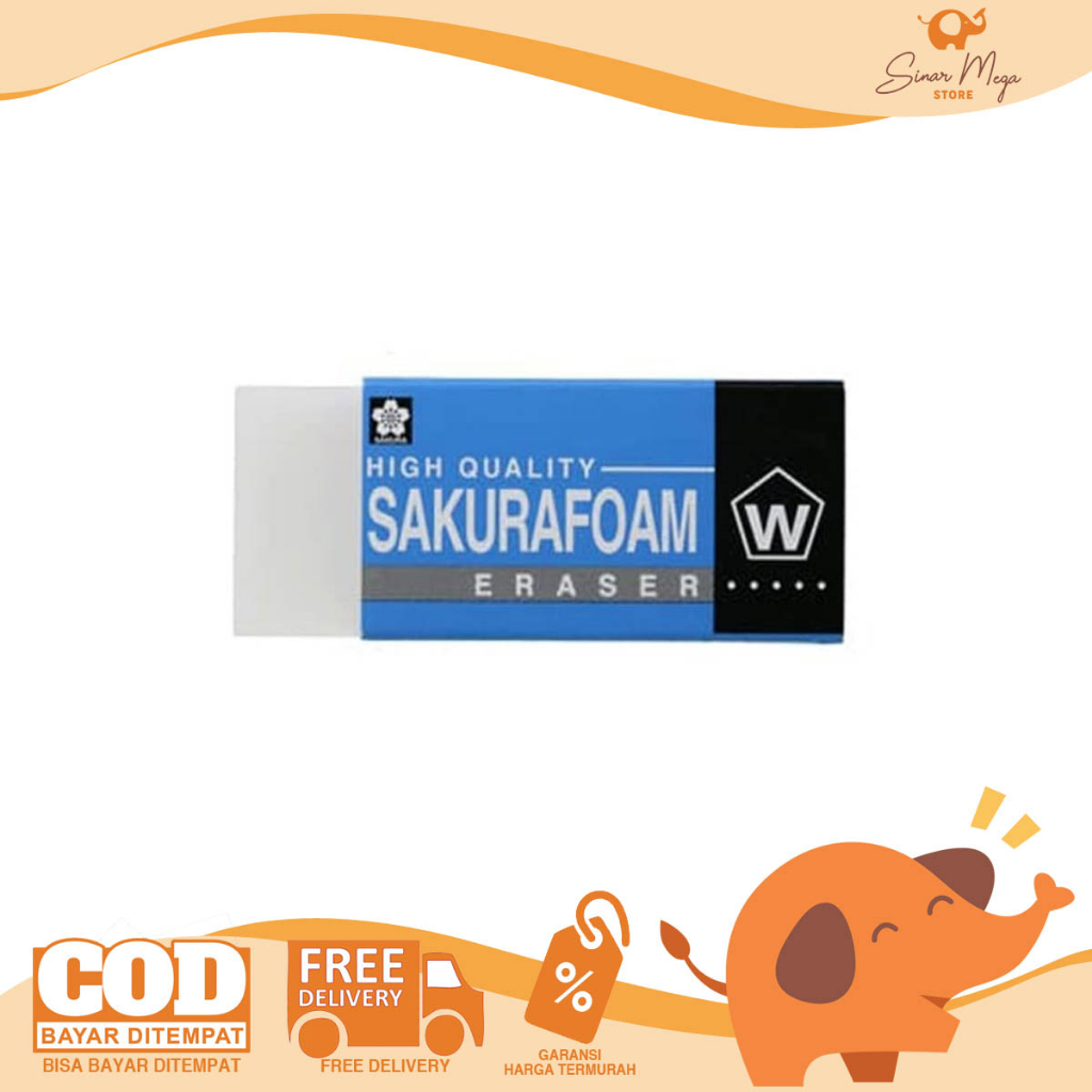 

Sakura Foam Penghapus Eraser Besar XRFW-100