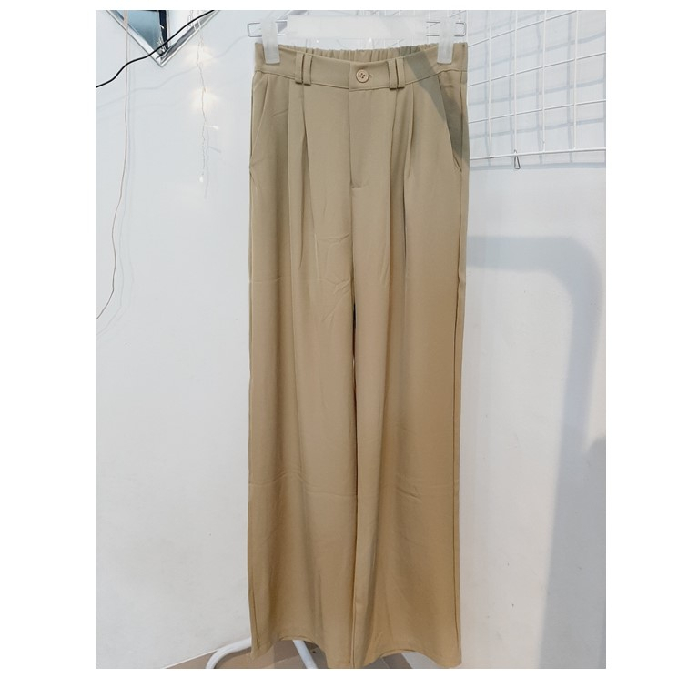 CELANA WANITA CHINO PINGGANG KARET DAN ADA KANCING