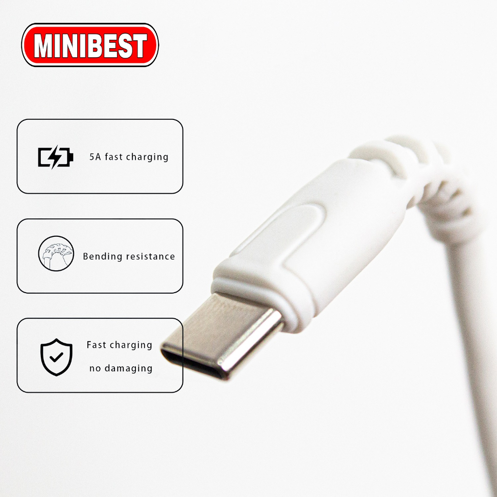 [PAKET GROSIRAN] MB 12 Pcs USB Kabel Type-C Quick Charge