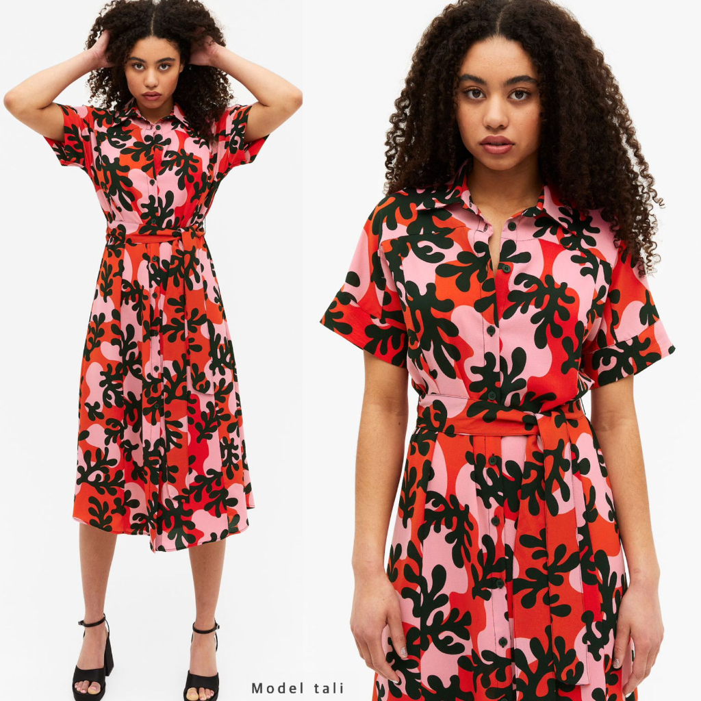 MNK cotton printed dress