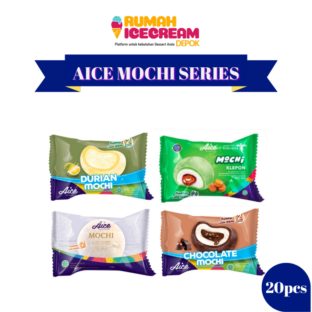 

Eskrim Mochi Series AICE - 20pcs