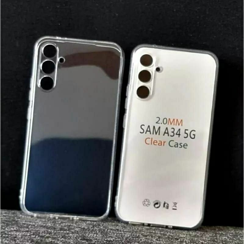 Softcase Slicon Bening Transparan Samsung A34 5G