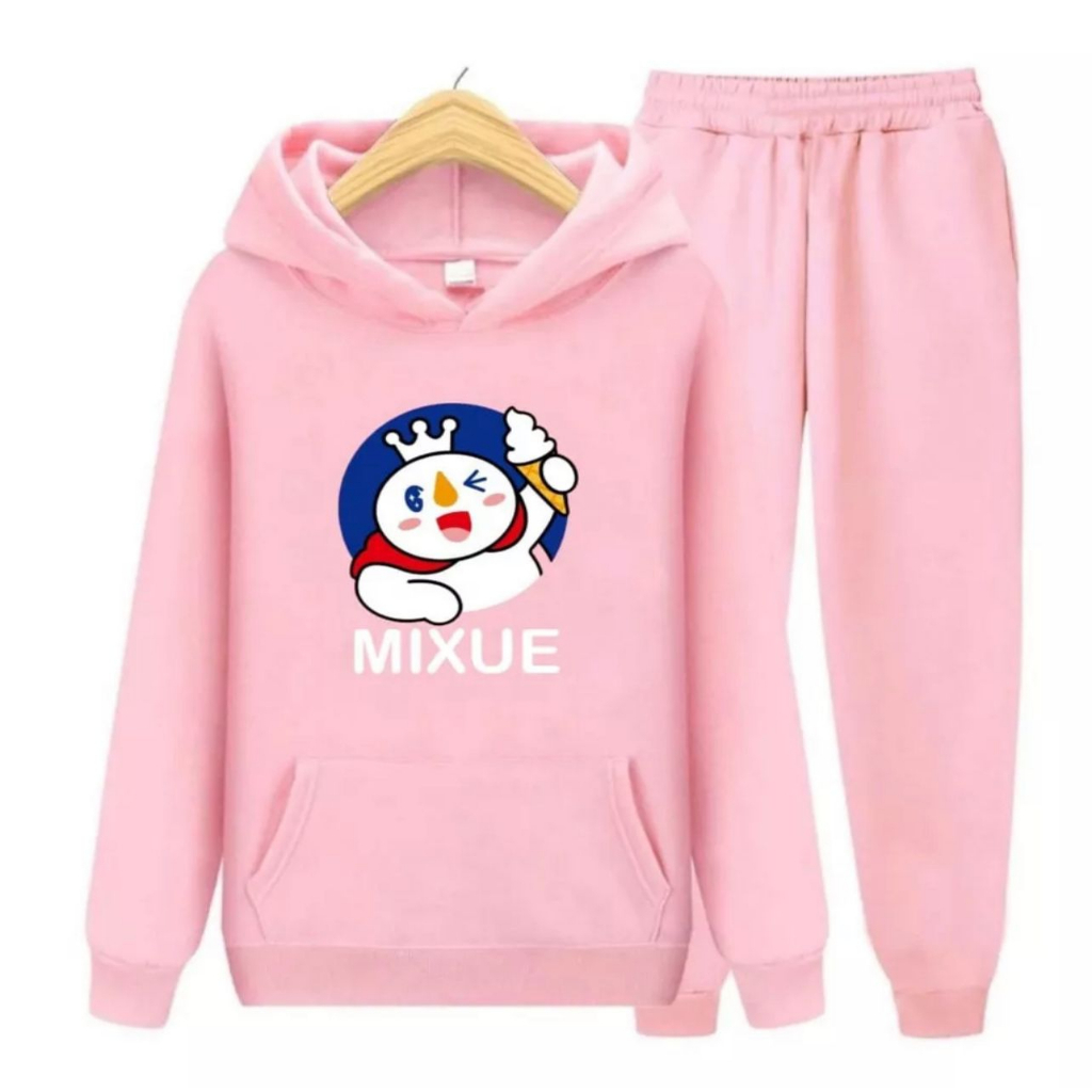 Setelan Anak Terbaru Motif MIxsue Pakaian Anak Perempuan 1-6 Tahun Bahan Babyterry