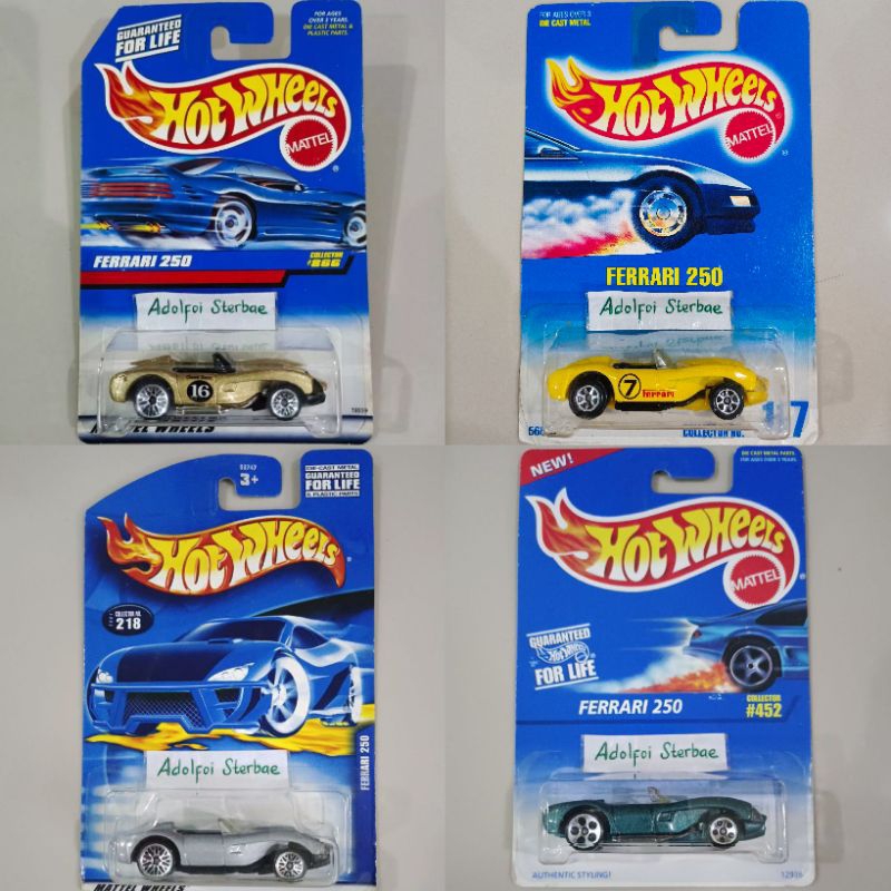 hotwheels hot wheels ferrari ferari 250 classic racer