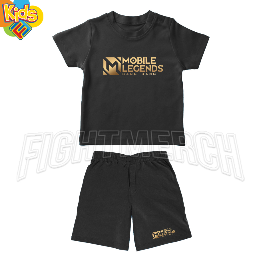 SETELAN ANAK SETELAN BAJU KAOS ANAK MOBILE LEGENDS ML ANAK LAKI LAKI PEREMPUAN