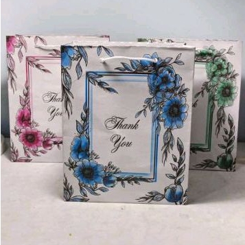 paperbag motif tebal