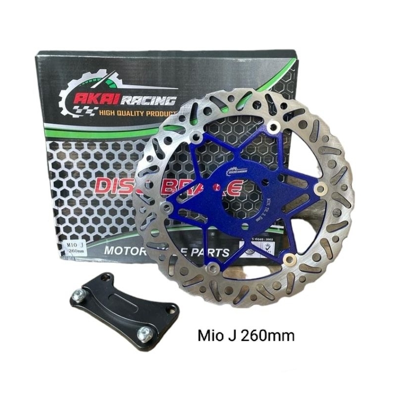 Disc Cakram Depan Variasi Model PSM 260mm Pluse Breket Pnp Motor Mio j/Mio M3/Mio Z/Pnp