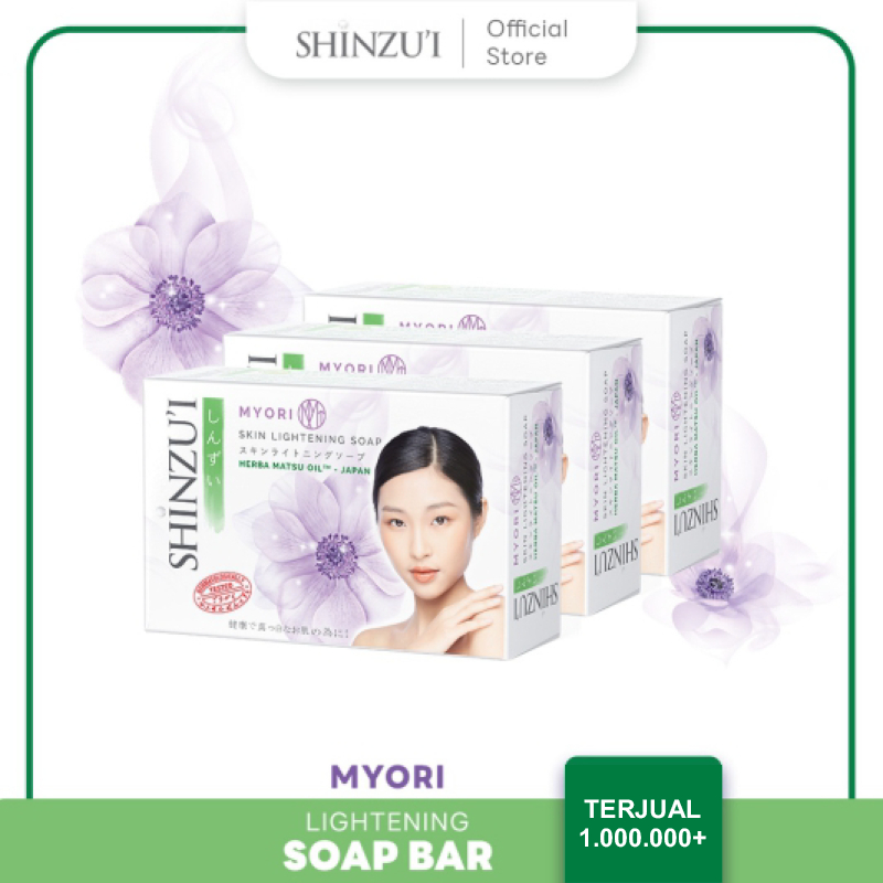 Shinzu'i Sabun Batang 85gr | Skin Lightening Soap Bar Shinzui