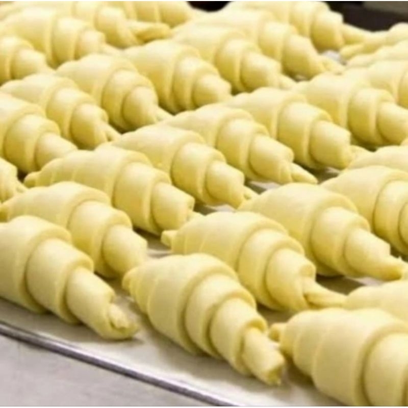 Frozen Mix Butter Croissant Dough Adonan Croffle Beku 10 Pcs