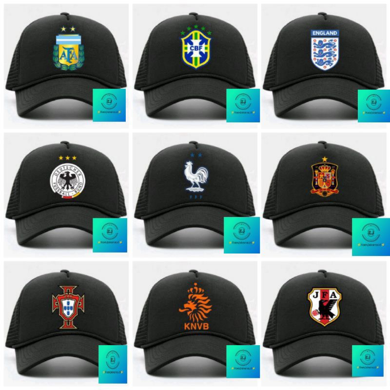 TOPI TIMNAS NEGARA NEGARA//TOPI FIFA WORLD CUP