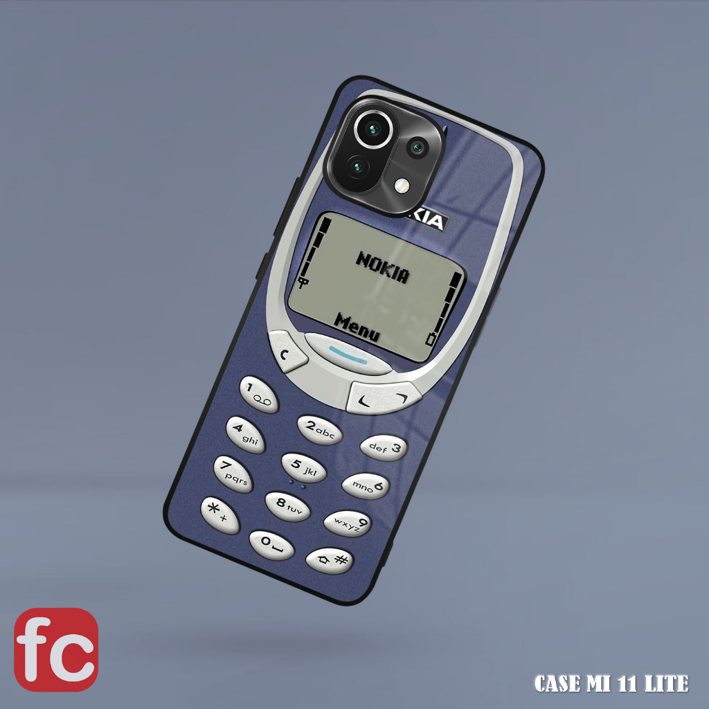 Softcase Xiaomi Mi 11 Lite | Mi11 FR38 Nokia Jadul | Case Glossy Hd 11Lite | Casing Kilau Hp Xioami 