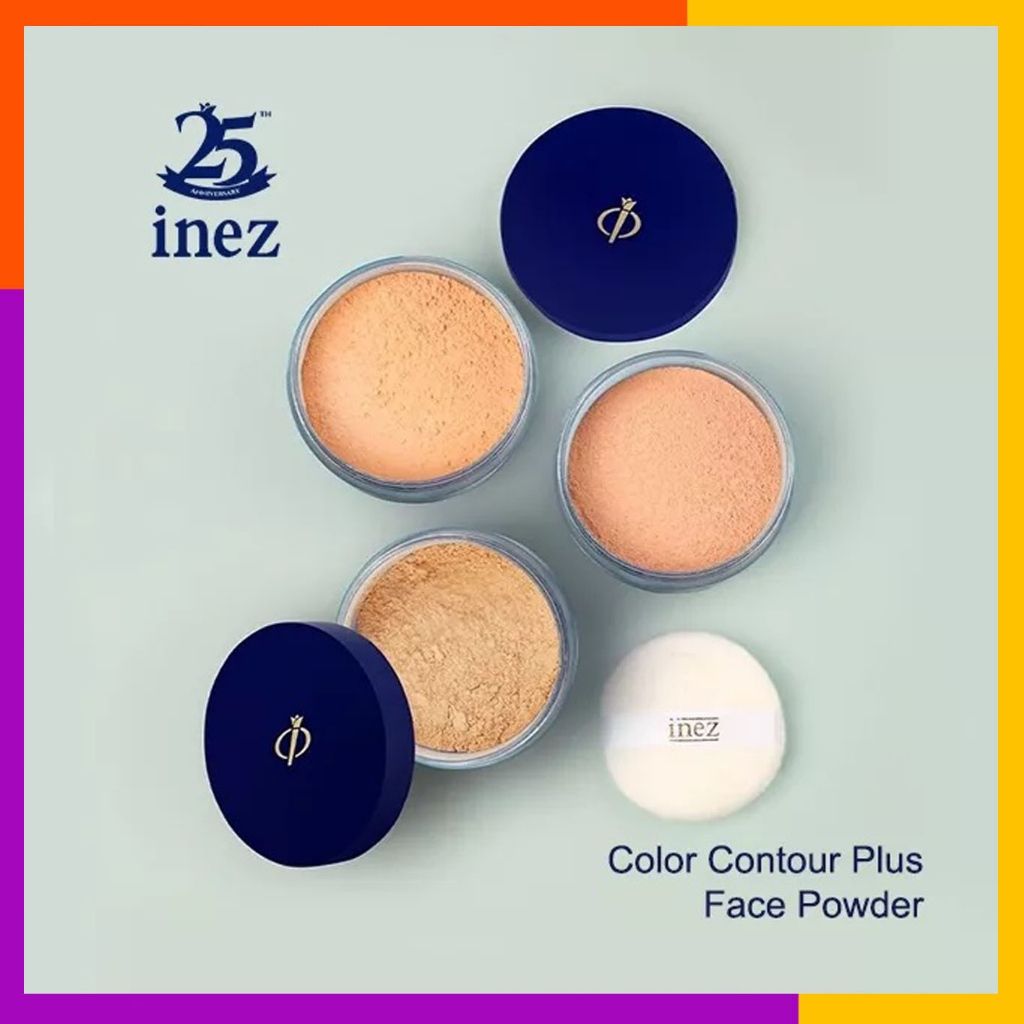 Inez Cosmetics Color Contour Plus Face Powder / Bedak Tabur BPOM