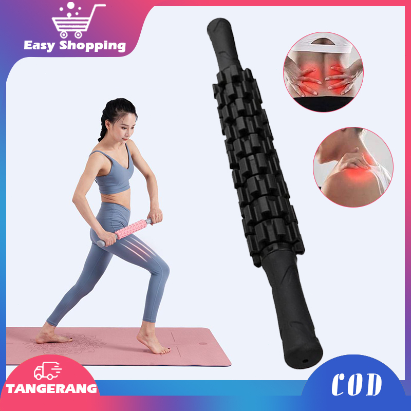 Massage Roller Stick Alat Pemijat Tongkat Roller Stick Roller Relaksasi Portable Untuk Yoga Fitness