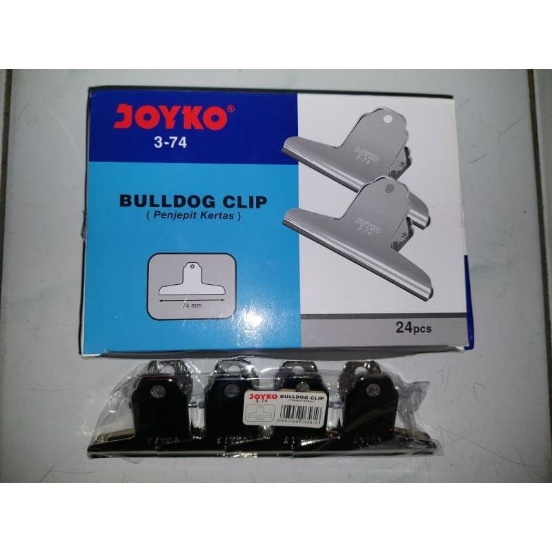 

[ PCS ] BULLDOG CLIP JOYKO 3-74 (3") PENJEPIT KERTAS