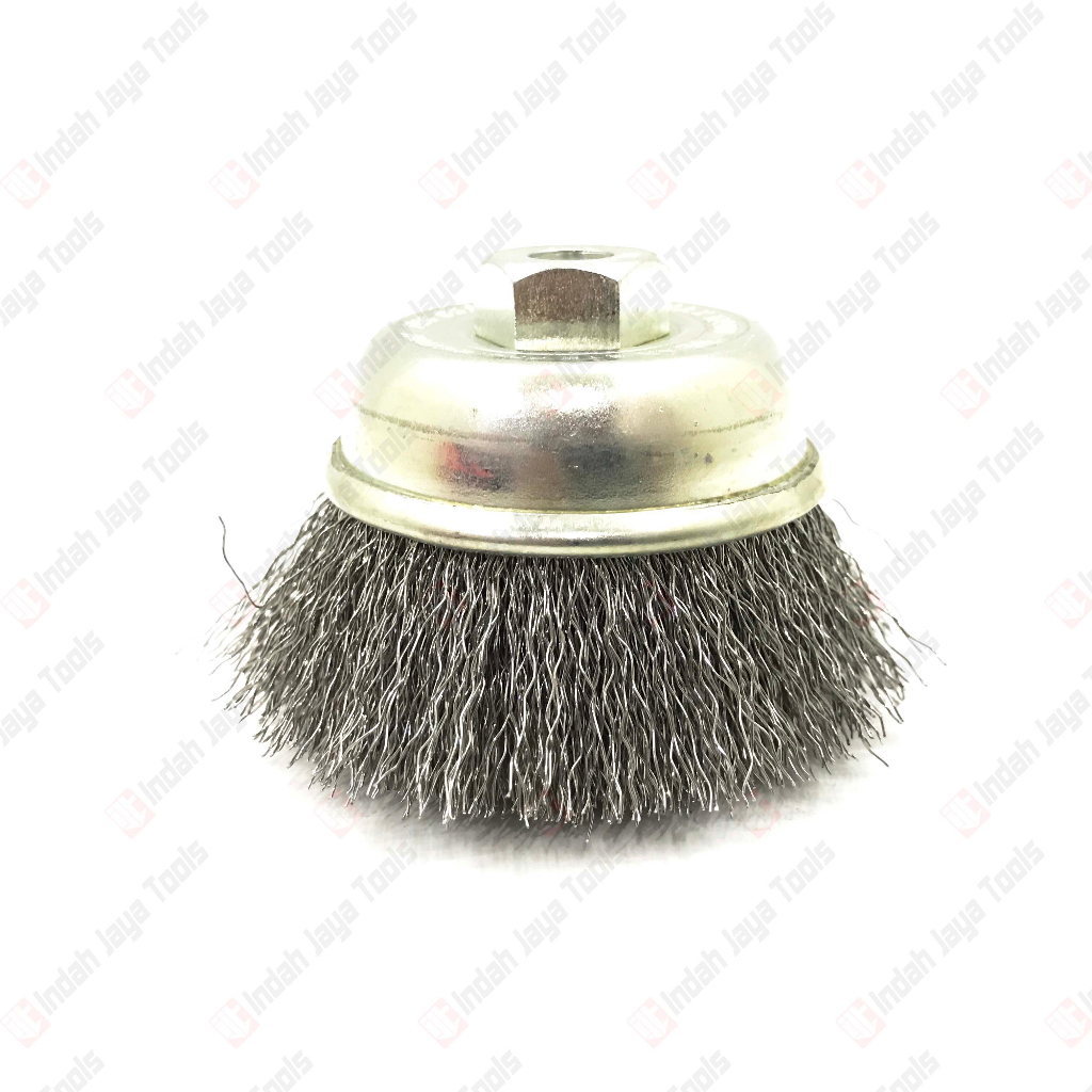 MIG Sikat Kawat Mangkok 3&quot; Cup Brush Gerinda Tangan M10