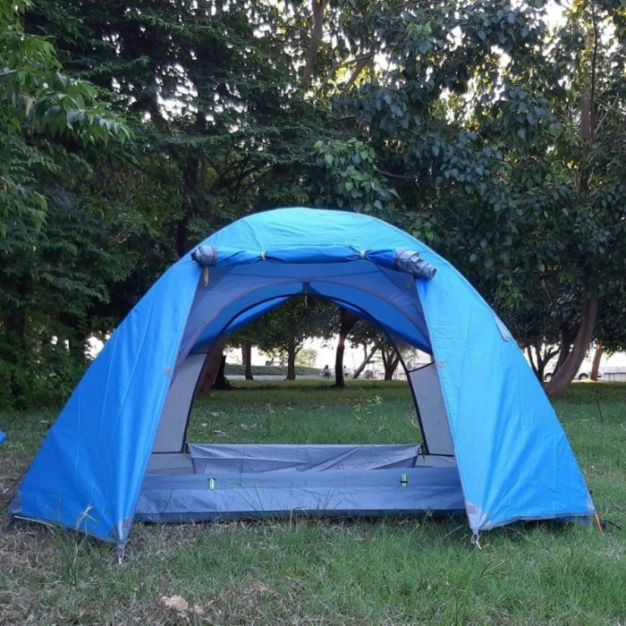 Tenda Gunung - Tenda Camping Compass kapasitas 4 orang frame aloy