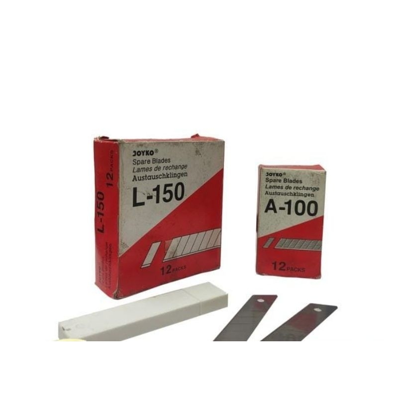 

[ LUSIN ] ISI PISAU CUTTER L-150 JOYKO / CUTTER BLADE / MATA CUTTER