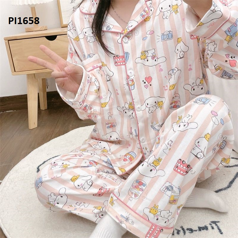 PIYAMA BAJU TIDUR WANITA PP COTTON PI1658