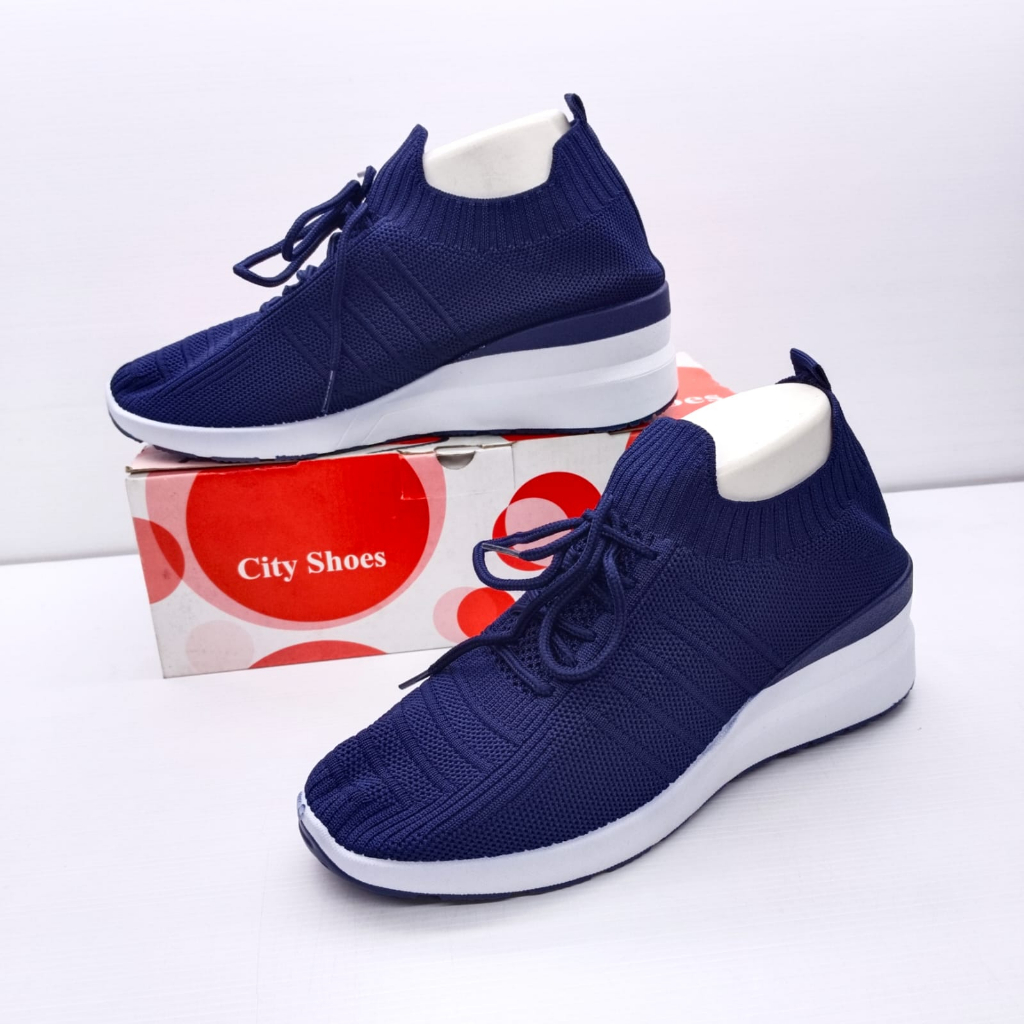 Sepatu Sneakers rajut wanita Import Original 100% / Sepatu Fashion Wanita Terbaru City Shoes