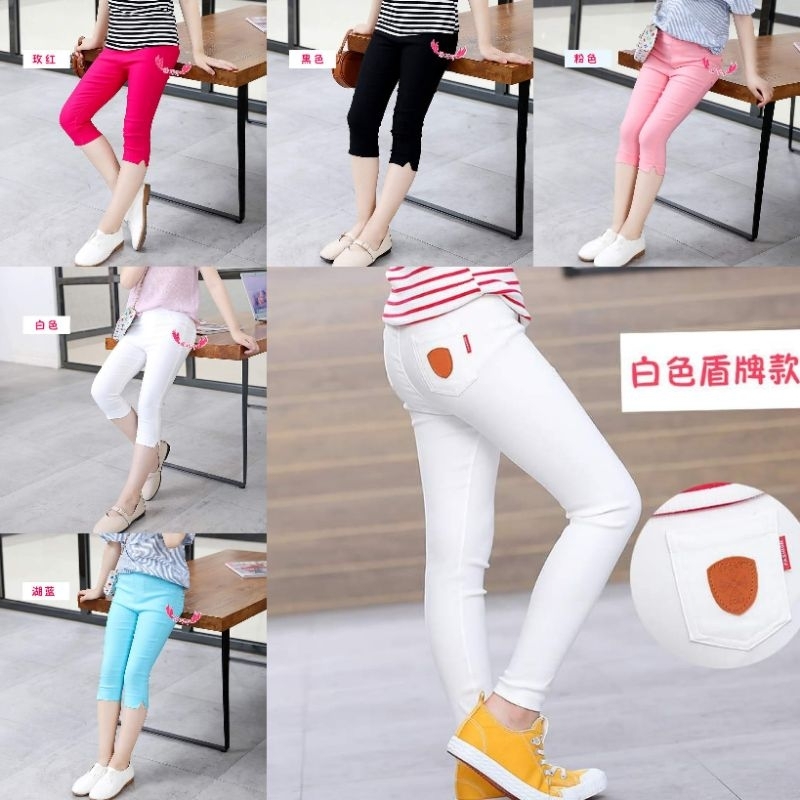 Celana Anak Perempuan Jeging Stretch Import / Leging Anak Perempuan