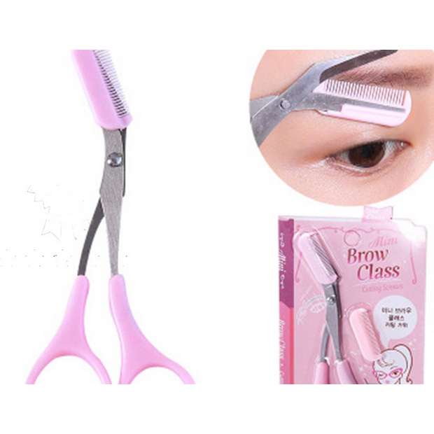 A465 GUNTING ALIS mata wajah alat merapihkan bulu brow class template aksesoris make up mua kecantikan perawatan muka stainless steel murah brow eye