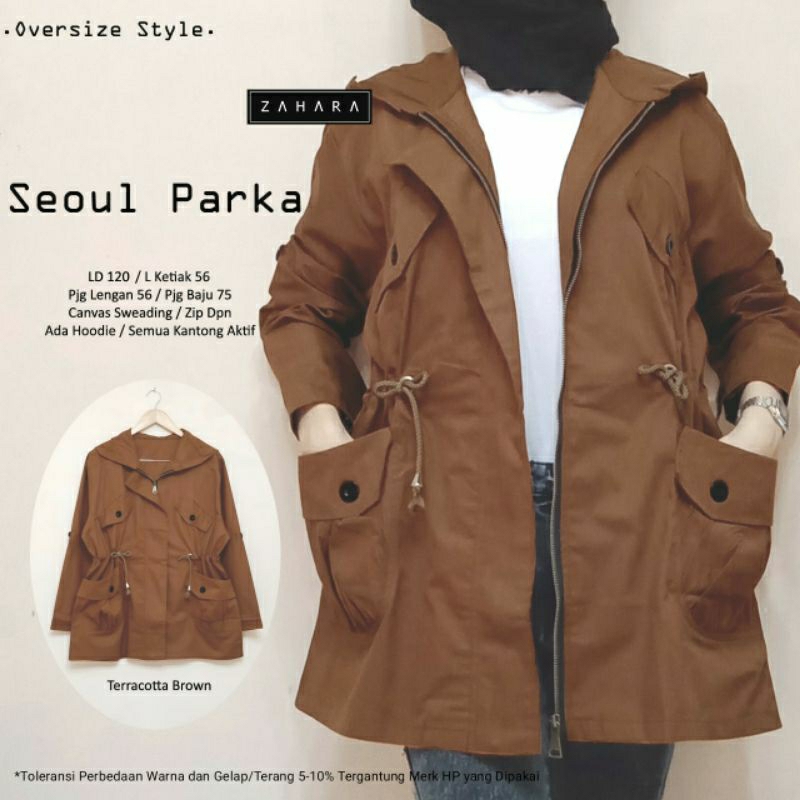 JACKET SEOUL PARKA ORIGINAL BY ZAHARA