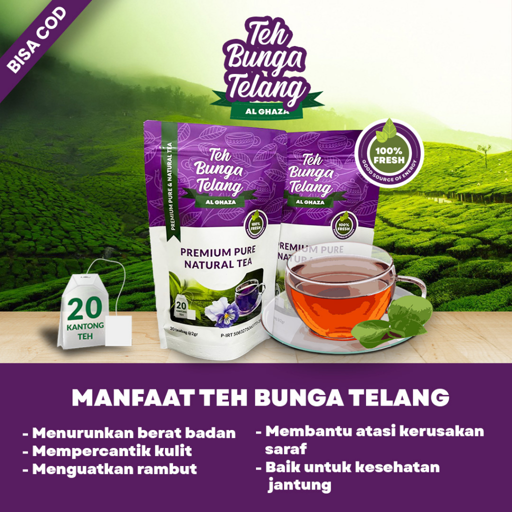 

Teh Bunga Telang Alghaza