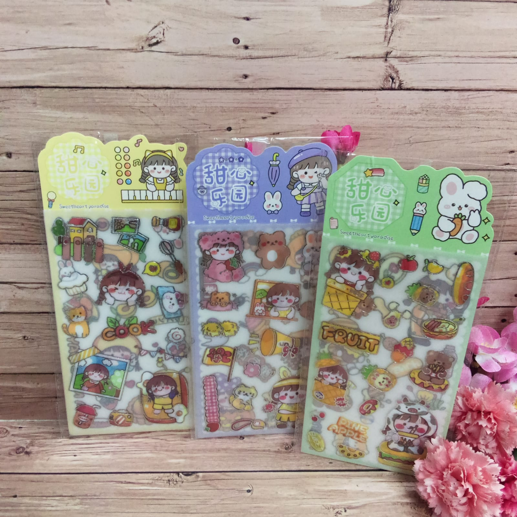 

Sticker anti air korea 2,3,4 lembar