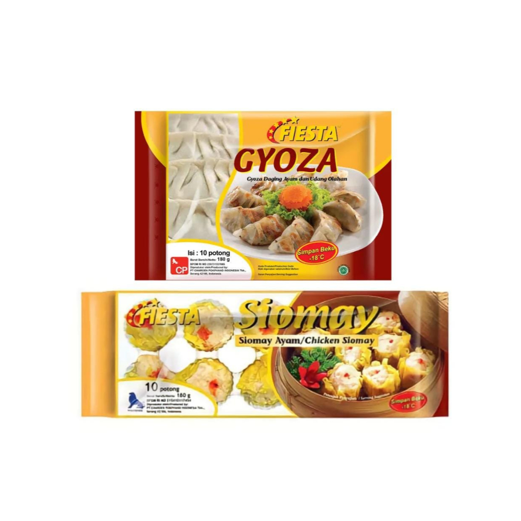 

Fiesta Gyoza ala Jepang / Chicken Siomay Isi 10 / Instant Premium 180gr