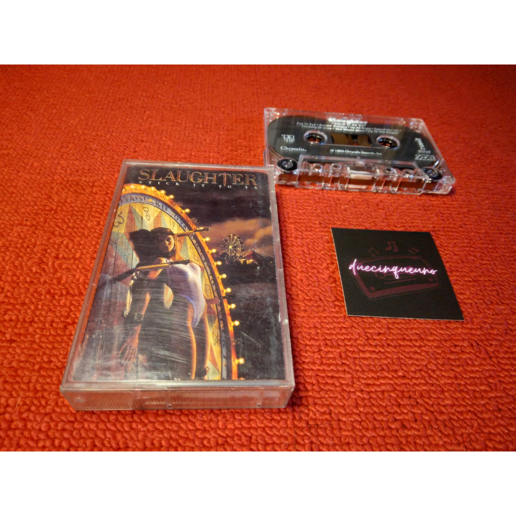 Slaughter - Stick It To Ya (kaset pita) US PRESS