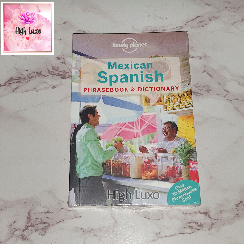 Buku Kamus Lonely Planet Mexican Spanish Phrasebook & Dictionary Spain Mexico Spanyol Meksiko ENGLIS