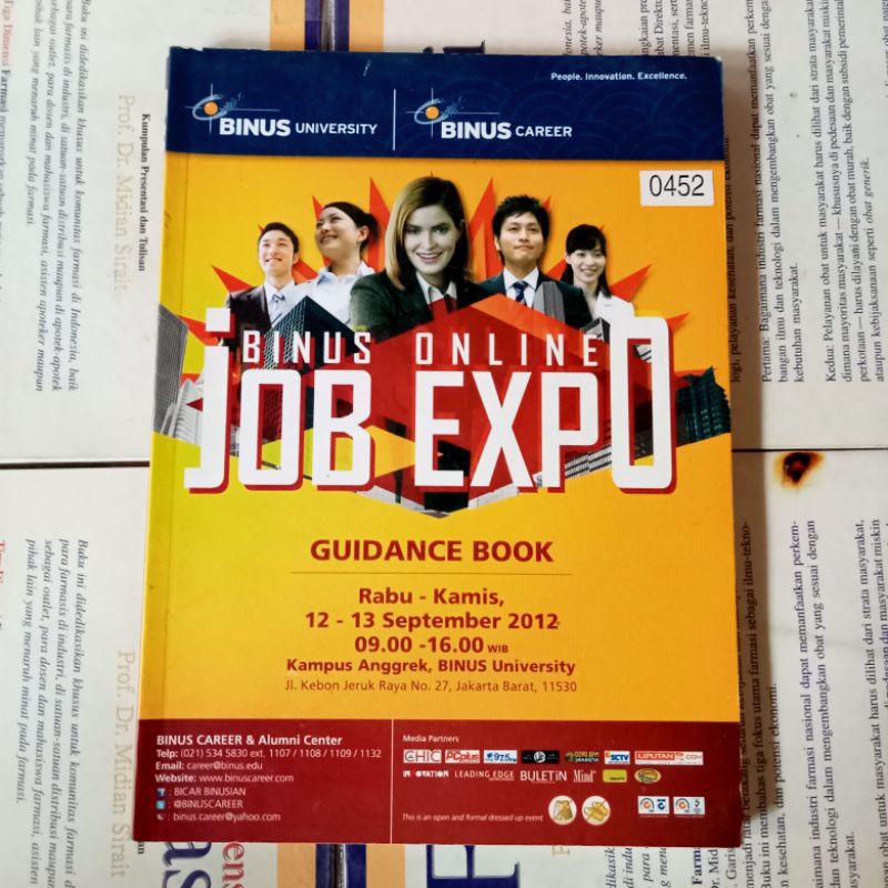 BINUS ONLINE JOB EXPO GUIDANCE BOOK