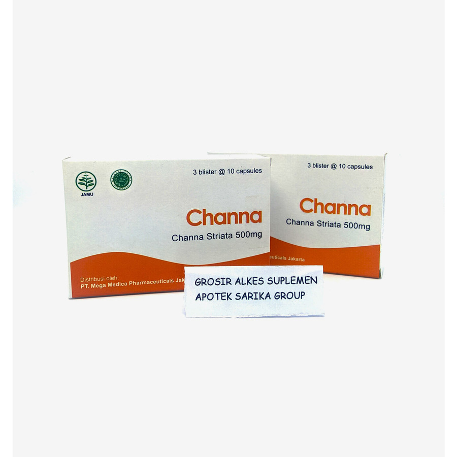 Channa Strip 10 Kapsul / Albumin Ikan Gabus Kutuk / Channa Striata