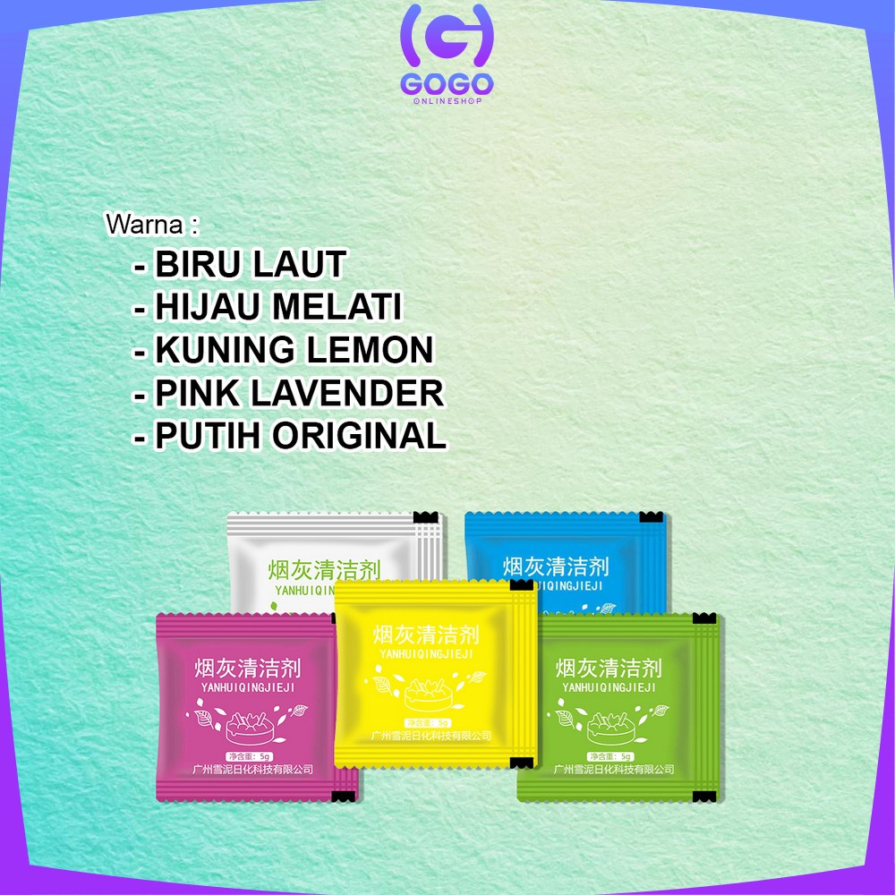 GOGO-C836 Gel Asbak Rokok Penghilang Asap Rokok Ruangan / Super Clean Gel Pembersih Bau Bekas Puntung Rokok