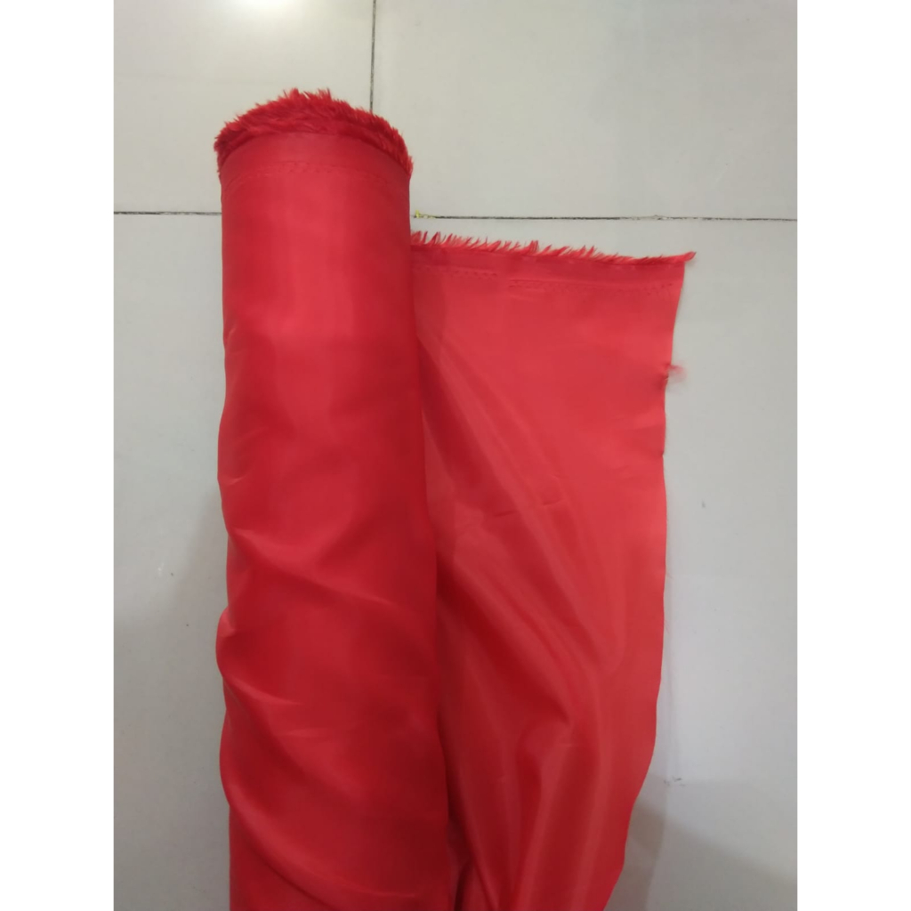 [Per Roll ]Kain Taffeta Bocor Import dan Silver Coating