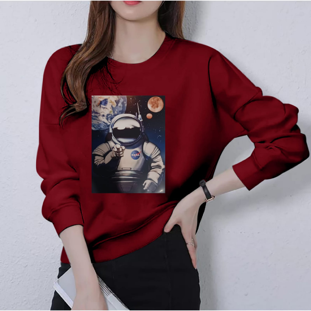 BISA COD_BAJU ATASAN ASTRO GIRL TERBARU-BAJU DISTRO WANITA KEREN LENGAN PANJANG / ATASAN WANITA MASA KINI-DISTRO TERBARU