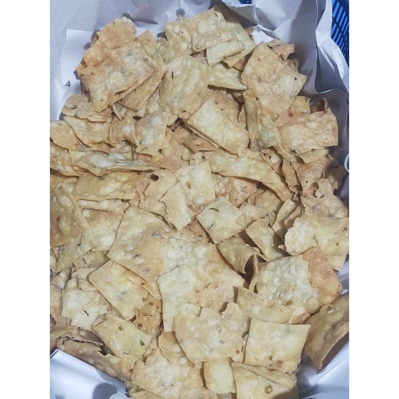 

Keripik bawang gurih renyah