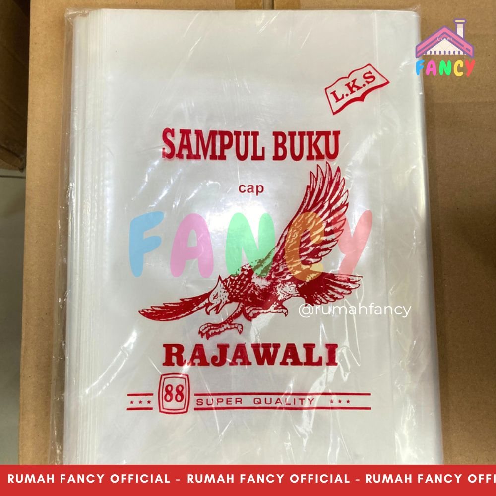 

[1 PAK] ISI 100 LEMBAR SAMPUL BUKU PLASTIK RAJAWALI / Sampul Plastik Rajawali ukuran Sampul Kwarto /